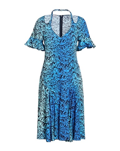 STELLA McCARTNEY Midi dress Azure 95% Viscose, 5% Elastane