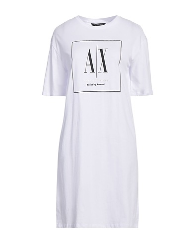 ARMANI EXCHANGE Short dress White 100% Cotton