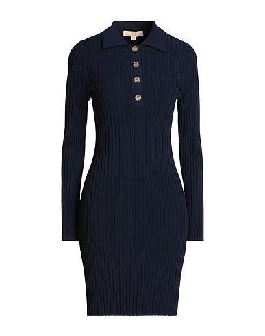 MICHAEL MICHAEL KORS Short dress Midnight blue 63% Recycled viscose, 20% Nylon, 14% Polyester, 3% Elastane