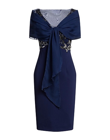 GATTINONI Midi-Kleid Marineblau 100% Polyester