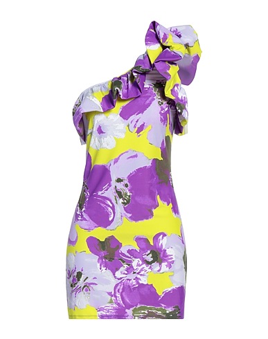 HOUSE OF AMEN One-shoulder dress Purple 80% Polyamide, 20% Elastane