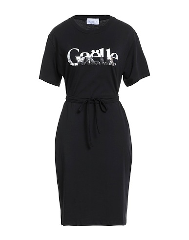 GAëLLE Paris Vestito midi Nero 100% Cotone