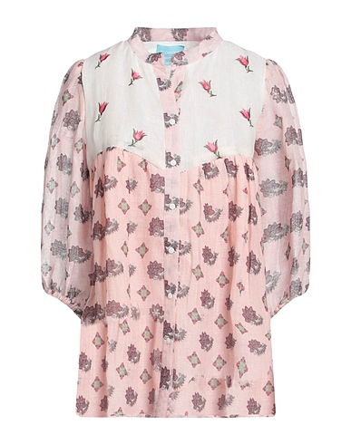 ICONIQUE Linen shirt Light pink 100% Linen, Cotton