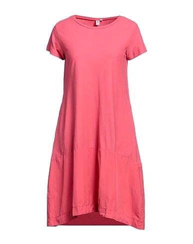 EUROPEAN CULTURE Vestito corto Rosa antico 100% Cotone