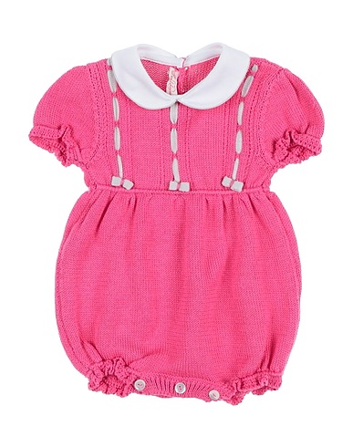 SCALDACUORE Strampelanzug für Babys ROSA 100% Baumwolle