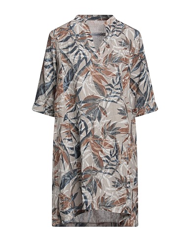 EUROPEAN CULTURE Short dress 100% Linen