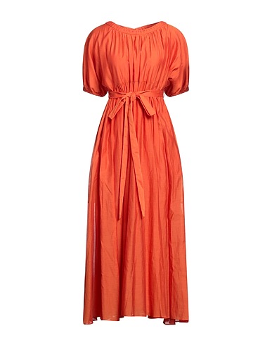 'S MAX MARA Long dress 64% Cotton, 36% Silk