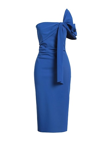 CHIARA BONI LA PETITE ROBE Elegant dress Blue 72% Polyamide, 28% Elastane