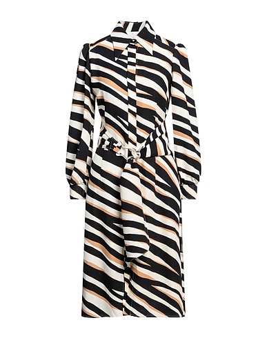 NENETTE Midi dress Cream 100% Viscose