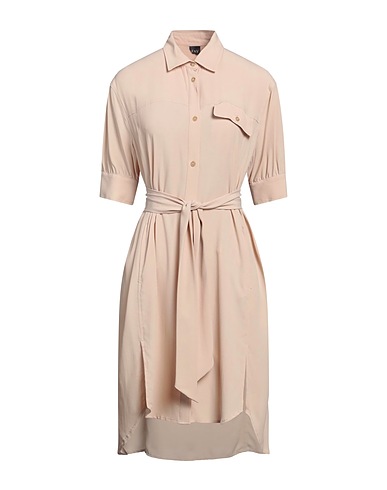 FAY Hemdkleid Beige 69% Acetat, 31% Seide