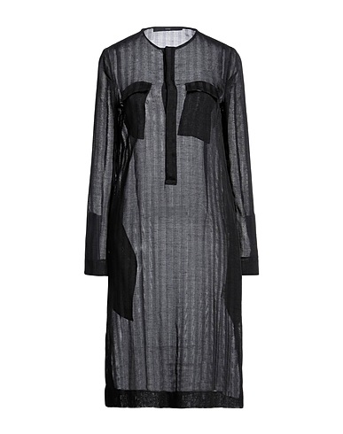 SAPIO Midi dress Black 100% Polyester