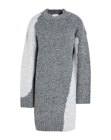 TOPSHOP Short dress Grey 85% Polyester, 15% Acrylic