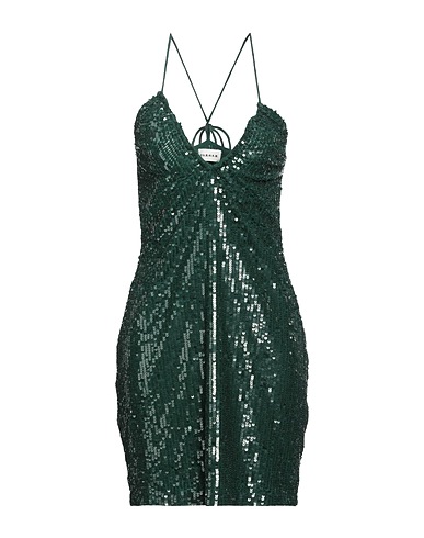 P.A.R.O.S.H. Sequin dress Dark green 90% Polyamide, 10% Elastane