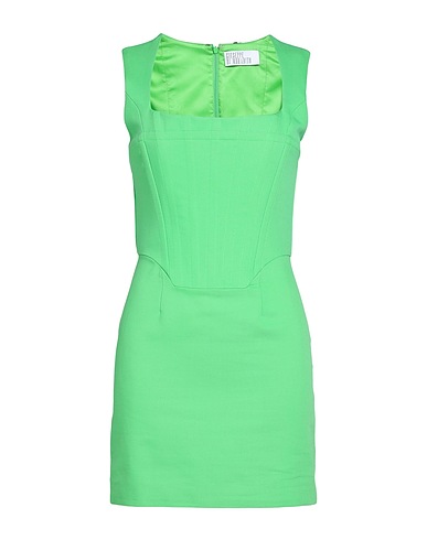 GIUSEPPE DI MORABITO Short dress Green 70% Cotton, 30% Linen