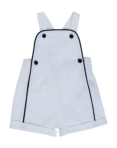 IL GUFO Baby jumpsuit  White 97% Cotton, 3% Elastane