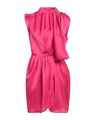 ACTUALEE Short dress Fuchsia 100% Polyester
