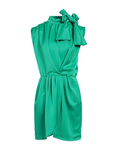 ACTUALEE Minivestido Verde 100% Poliéster