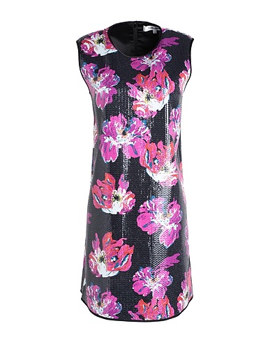 DIANE VON FURSTENBERG Elegantes Kleid Schwarz 98% Polyester, 2% Elastan