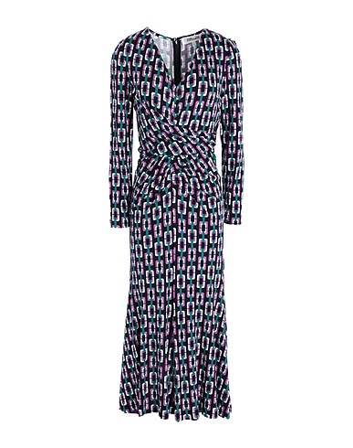 DIANE VON FURSTENBERG Robe mi-longue 72% Lyocell, 28% Laine