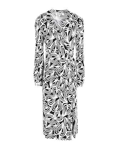 DIANE VON FURSTENBERG Midi dress Black 72% Lyocell, 28% Wool