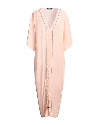 FABIANA FILIPPI Midi dress TERRA Blush 100% Linen, Brass