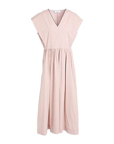 FABIANA FILIPPI Langes Kleid Hellrosa 100% Baumwolle