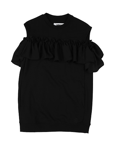 MM6 MAISON MARGIELA Kleid Schwarz 62% Baumwolle, 38% Polyester