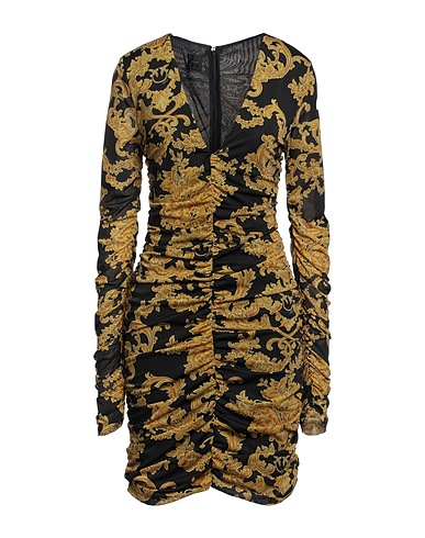 PINKO Short dress Black 90% Polyamide, 10% Elastane