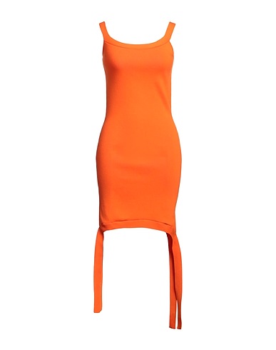 JW ANDERSON Short dress Orange 39% Polyester, 25% Acrylic, 24% Cotton, 11% Polyamide, 1% Elastane