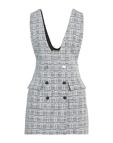 MAJE Short dress White 41% Polyamide, 38% Cotton, 11% Polyester, 10% Acrylic