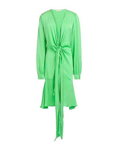 NOUVELLE/SILK 95 FIVE Midi dress Green 95% Silk, 5% Elastane