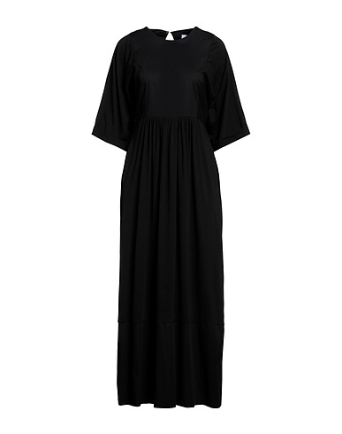 ALPHA STUDIO Vestito lungo Nero 95% Cotone, 5% Elastan