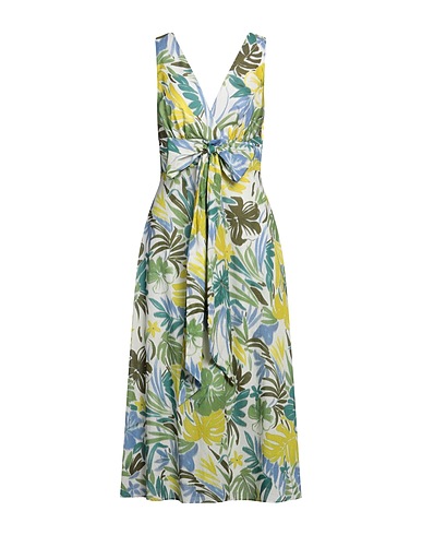 LIU •JO Midi dress Green 100% Cotton