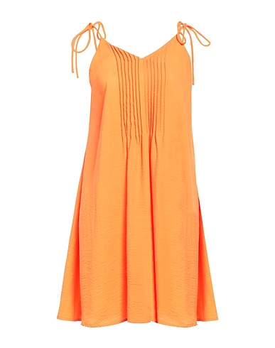 JACQUELINE de YONG Short dress Orange 100% Polyester