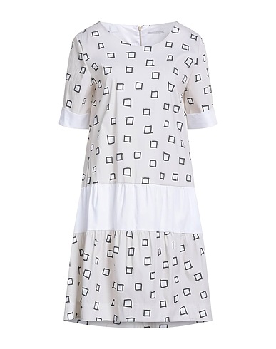 HUBERT GASSER Midi dress 75% Cotton, 23% Polyamide, 2% Elastane