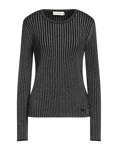 TORY BURCH Pullover Nero 82% Lana Merino, 7% Poliestere, 7% Nylon, 3% Altre Fibre, 1% Elastan