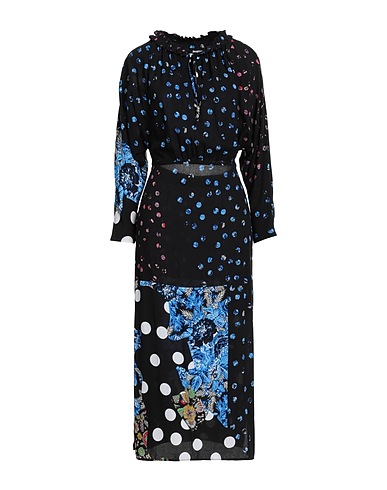 DESIGUAL Midi dress Black 100% Viscose
