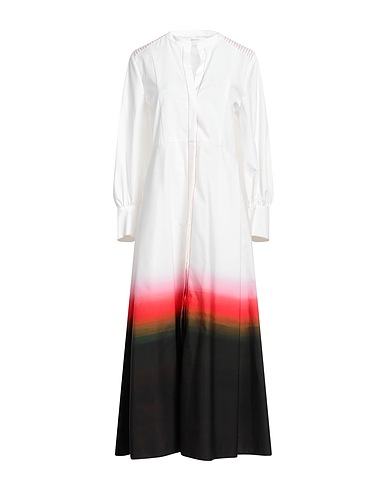 BEATRICE .B Long dress White 100% Cotton