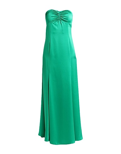 ACTUALEE Long dress Green 100% Polyester