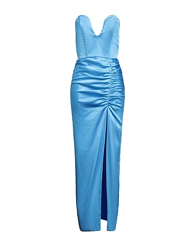 ACTUALEE Long dress Sky blue 100% Polyester