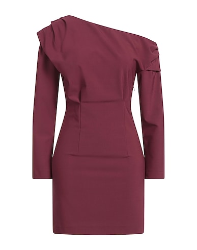 DONDUP Robe courte 53% Polyester, 43% Laine vierge, 4% Élasthanne