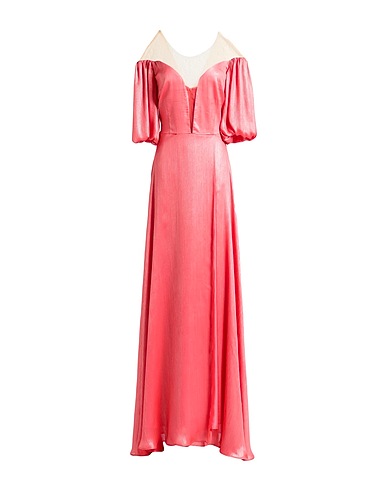 MISCHALIS ATELIER Long dress Salmon pink 100% Polyester