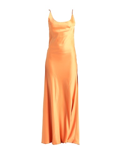 ACTUALEE Long dress Orange 100% Polyester