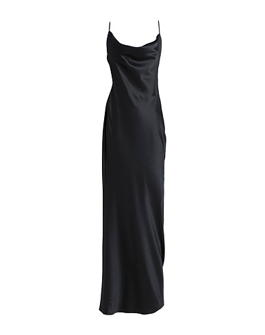 ACTUALEE Long dress Black 100% Polyester