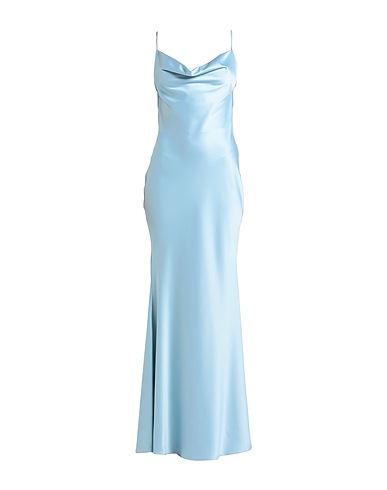 ACTUALEE Long dress Sky blue 100% Polyester