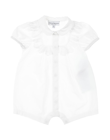 EMPORIO ARMANI Baby jumpsuit White 100% Cotton