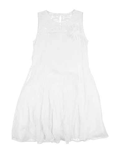 ALICE PI. Dress White 100% Polyester