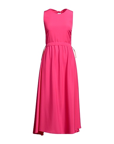 ALESSANDRO DE BENEDETTI Vestito midi Magenta Poliestere, Seta