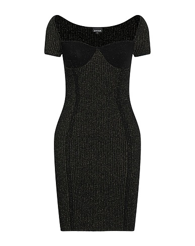 JUST CAVALLI Short dress Black 70% Viscose, 30% Polyester