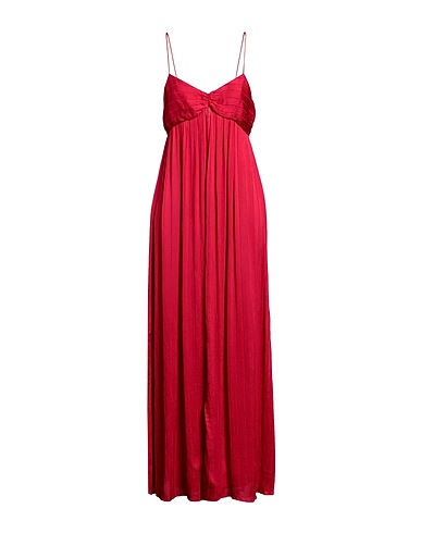 FORTE_FORTE Long dress Magenta 70% Viscose, 30% Silk